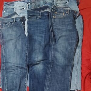 Classic Blue Straight Leg Denim Jeans Bundle